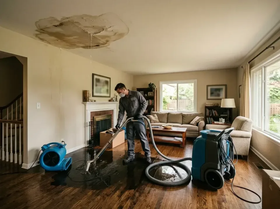attic-pipe-burst-ceiling-drip-008 — frequently asked questions, Water Damage Restoration & Carpet Care in Springfield, KY